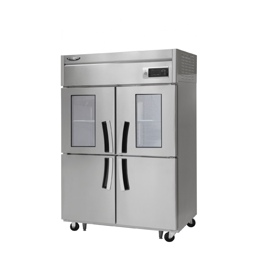 라셀르 직냉식 1100L급 냉동1칸 냉장3칸 (유리도어2) LD-1145RF-2G — 냉장고 리퍼 S급