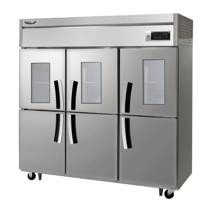 라셀르 직냉식 1700L급 냉장6칸 (유리도어3) LD-1765R-3G — 냉장고 중고 C급