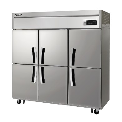 라셀르 직냉식 1700L급 냉장6칸 LD-1765R — 냉장고 리퍼 A급 (사진 1/2)