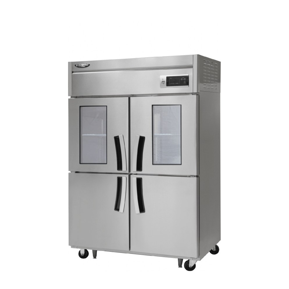 라셀르 간냉식 1100L급 냉장4칸 (유리도어2) LS-1045R-2G — 냉장고 리퍼 S급