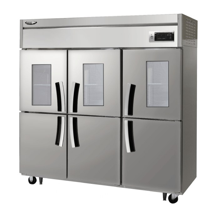 라셀르 간냉식 1700L급 냉장6칸 (유리도어3) LS-1665R-3G — 냉장고 중고 C급