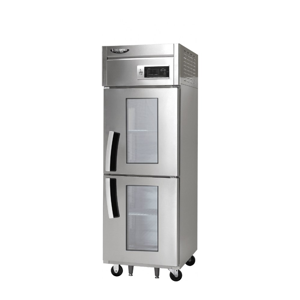 라셀르 간냉식 600L급 냉장2칸 (유리도어2) LS-525R-2G — 냉장고 중고 C급