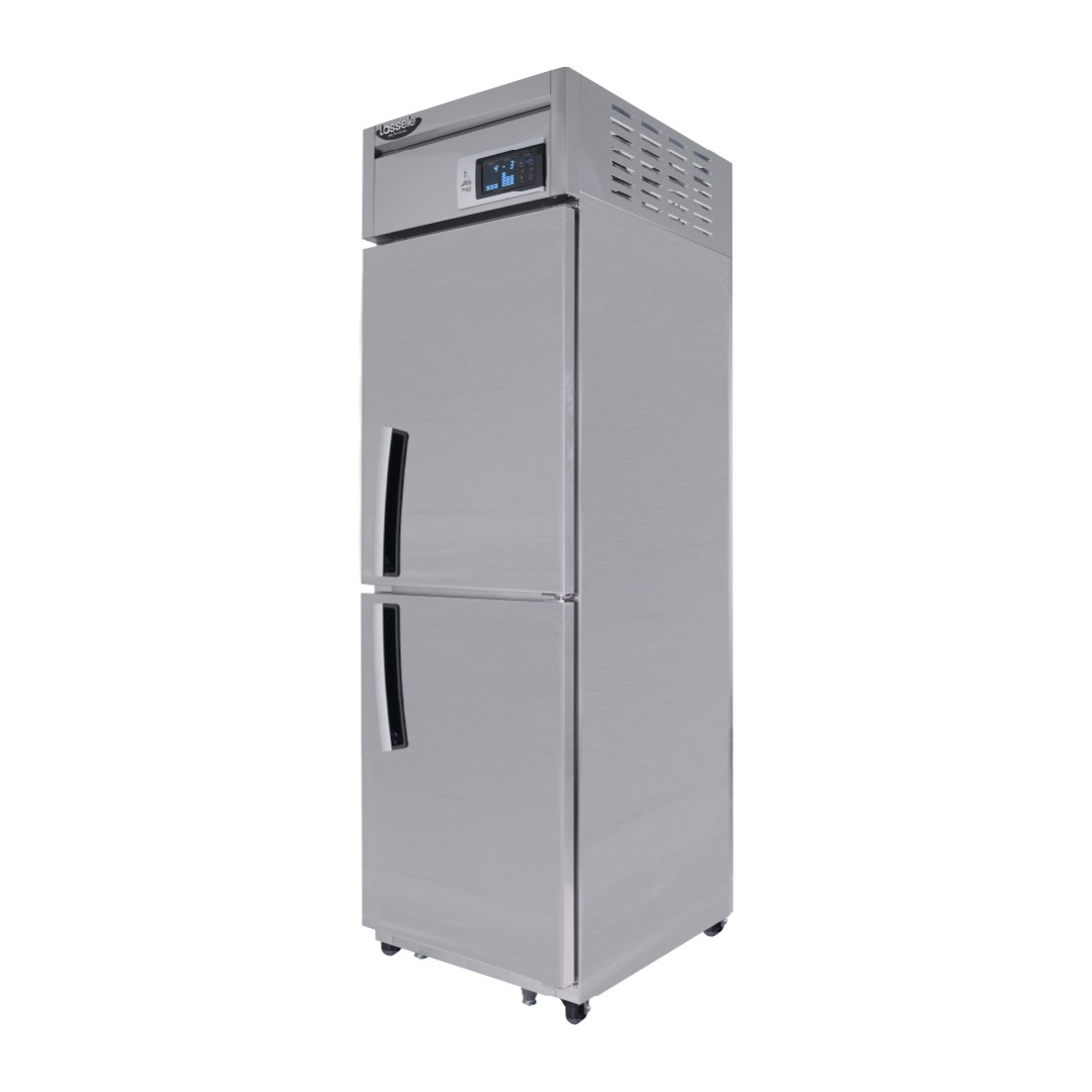 라셀르 간냉식 600L급 냉동1칸 냉장1칸 LS-525RF — 냉장고 리퍼 B급 (사진 1/3)