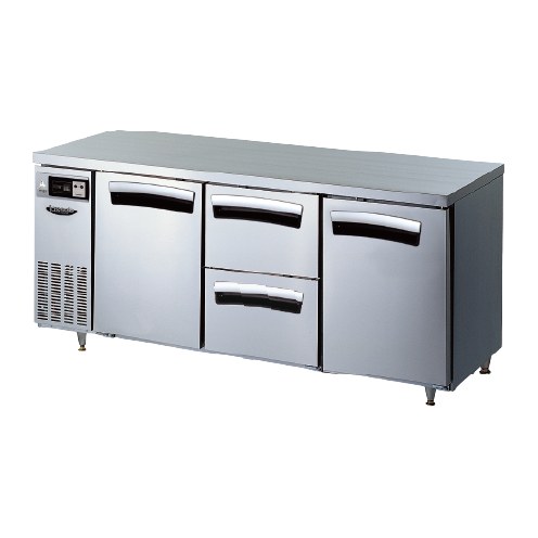라셀르 간냉식 카페형결합식 1800 냉장4칸 테이블 (SDS) LT-1834R-SDS — 냉장고 리퍼 A급