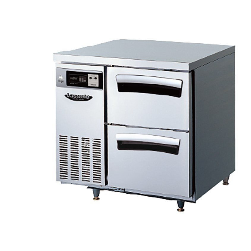 라셀르 간냉식 카페형결합식 900 냉장2칸 테이블 (D) LT-914R-D — 냉장고 리퍼 S급