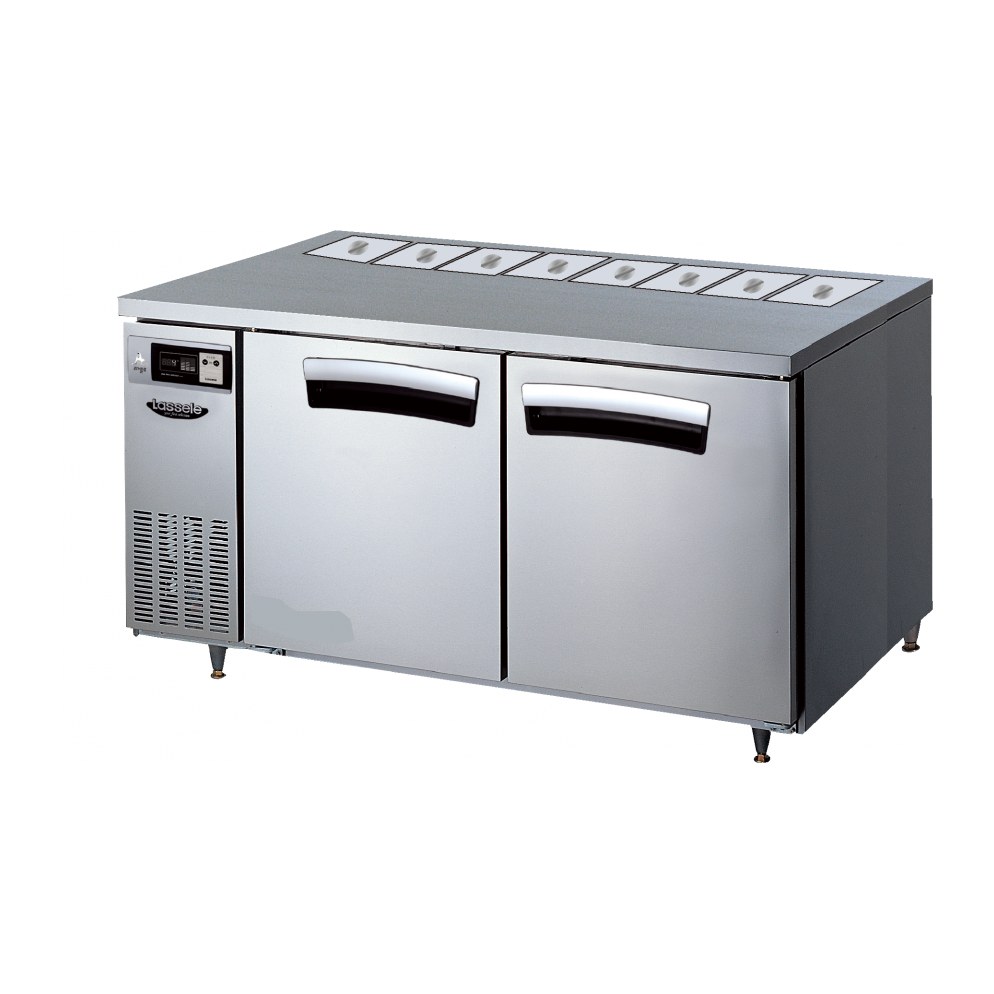 라셀르 간냉식 1500 뒷줄밧드형 냉장 테이블 LTB-1525R_B1 — 냉장고 리퍼 S급