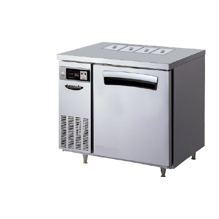 라셀르 간냉식 900 뒷줄밧드형 냉장 테이블 LTB-915R_B1 — 냉장고 중고 A급